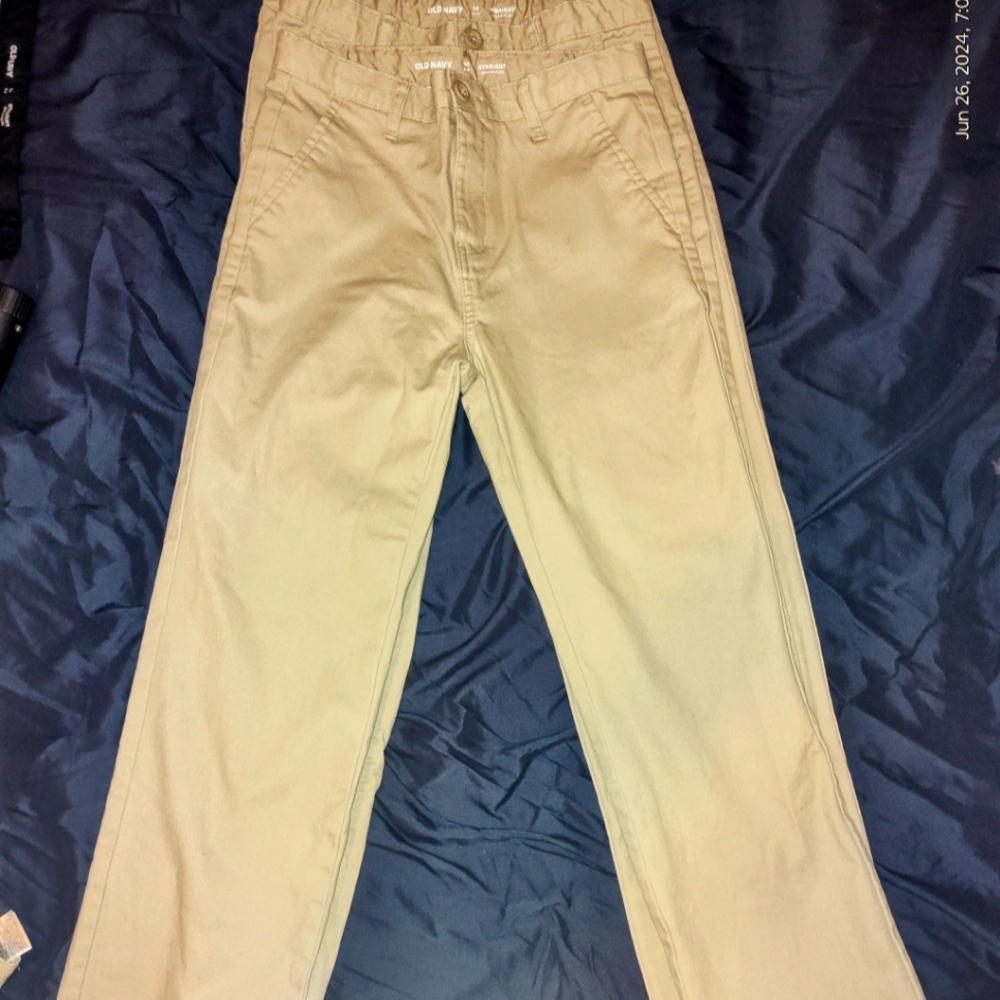 Gently used Old Navy Big Boys-Tan (school) Pants